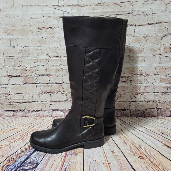 Life Stride Shoes - Life Stride Marvelous Brown Riding Boots 6